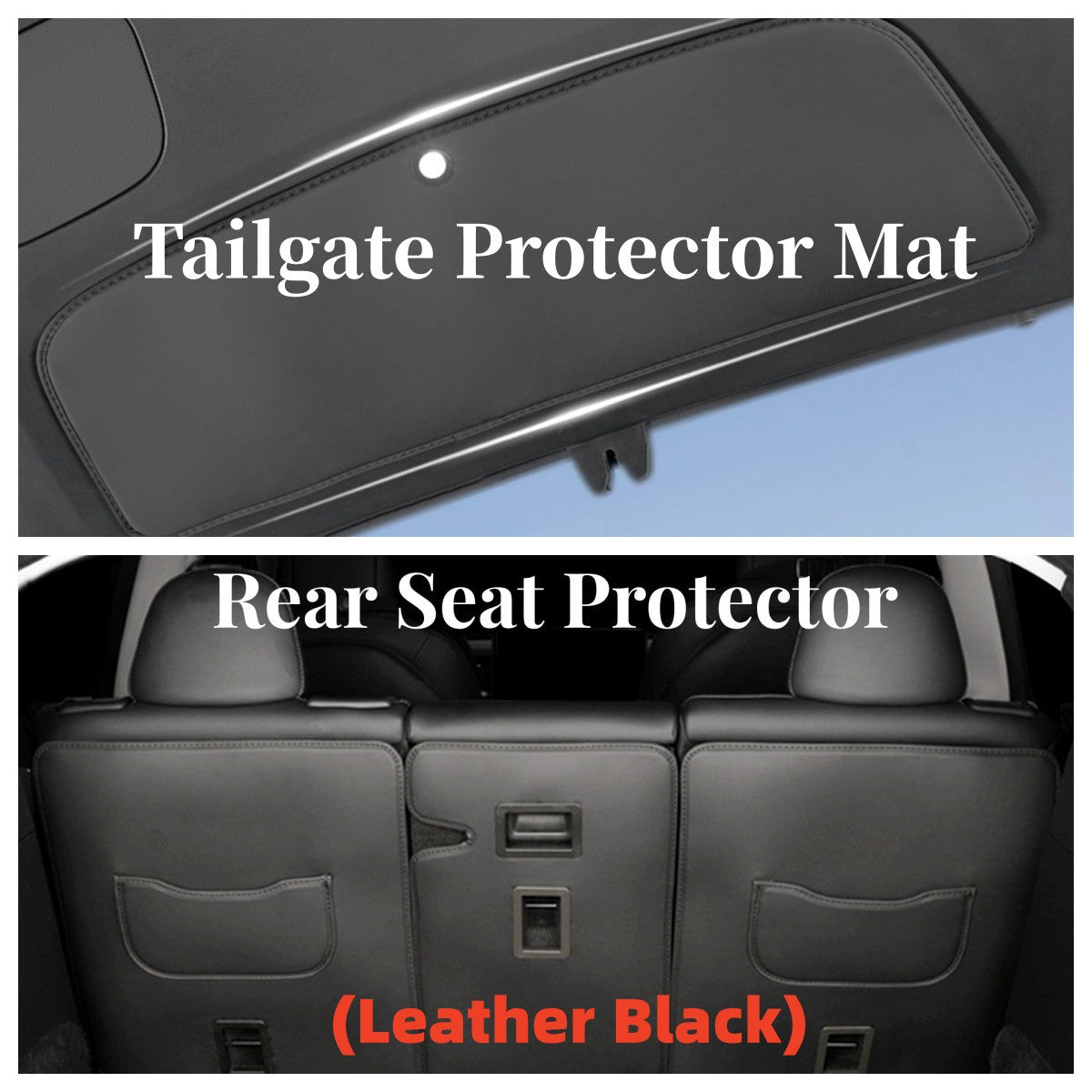 Tapis de protection de hayon de coffre arrière protecteur de siège arrière pour modèle 3/Y