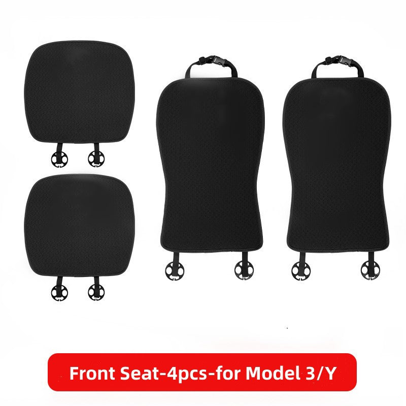 Car Seat Cushion Ice Fabric Breathable Seat Covers for Model 3/Y New Model 3 Highland