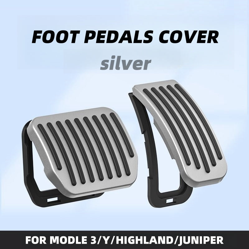 Upgraded Snap-On Accelerator & Brake Pedal Covers for Tesla Model 3/Y Juniper