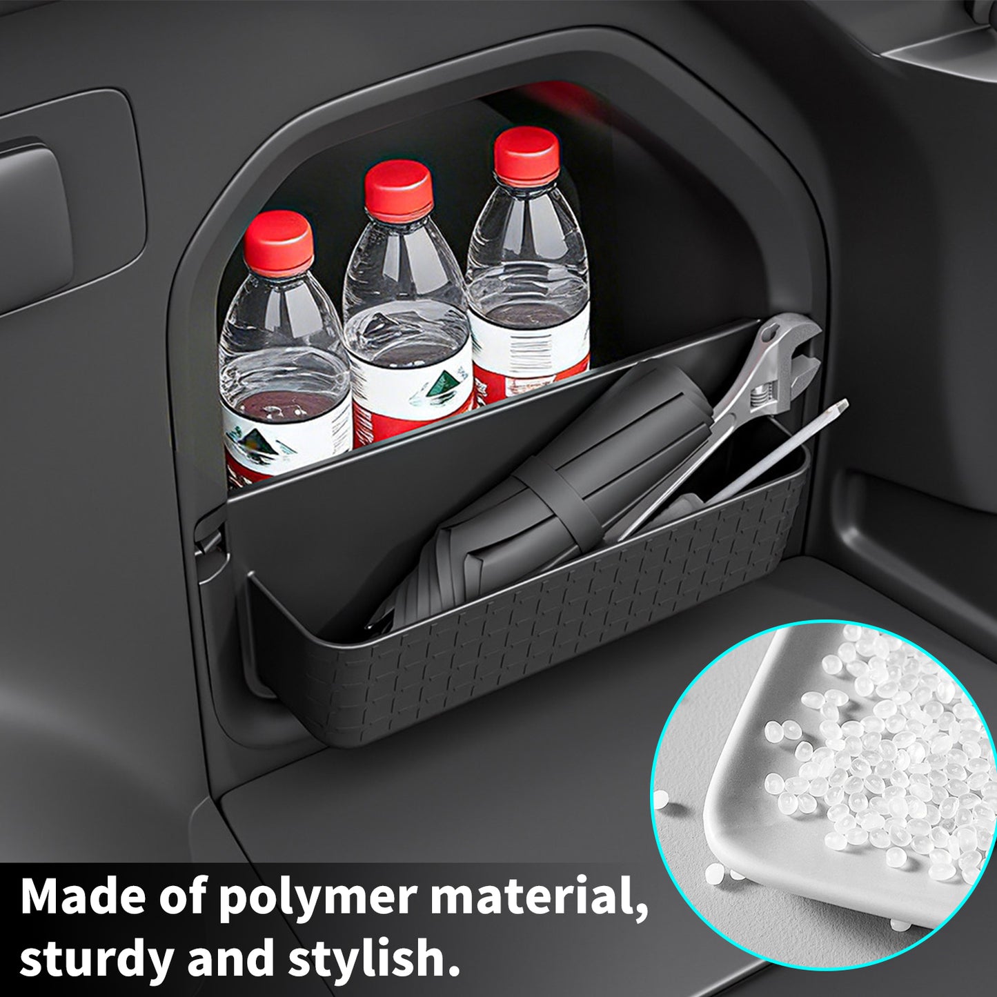 Boční panel zavazadlového prostoru pro Toyota RAV4 2021-2026, materiál ABS protiskluzový & Otěruvzdorný, snadno se odstraňuje, udržujte v kufru pořádek, pro RAV4 2026-2021 Příslušenství