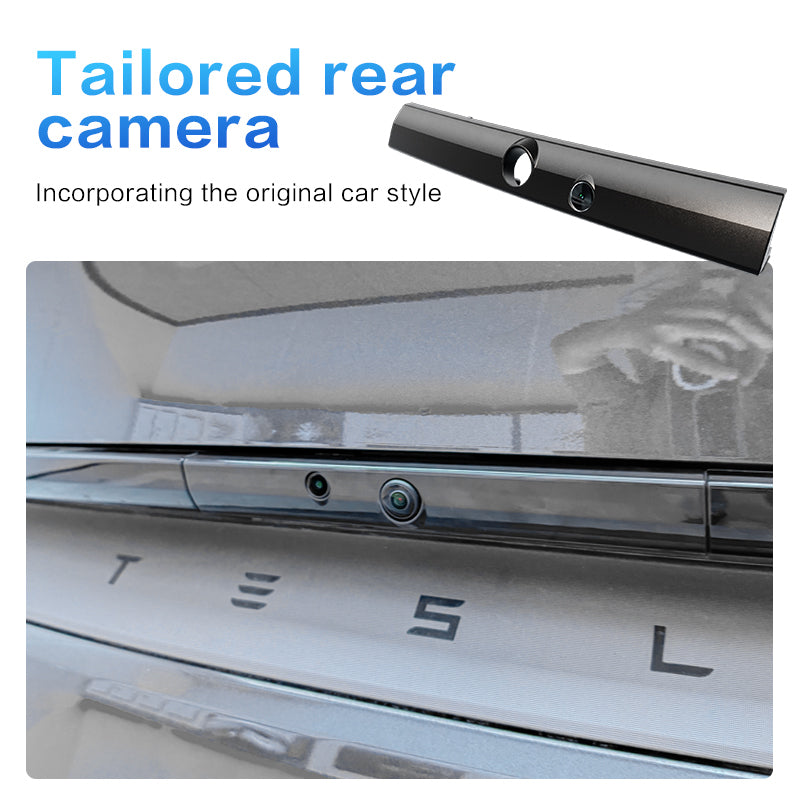 9.2-Inch Streaming Rearview Mirror Dash Cam for Model Y Juniper 2025+ with Live Recording