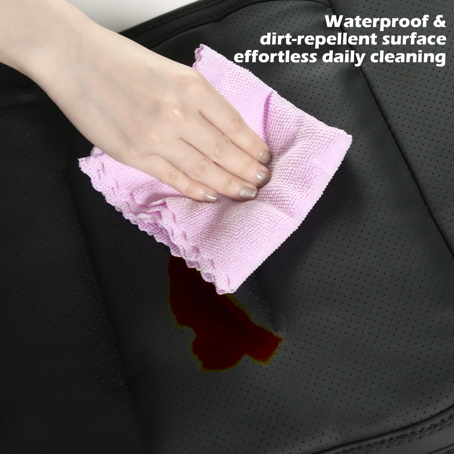 Extensor de piernas para asiento de coche, alivia la fatiga, cojín para asiento de coche con soporte para piernas para conducción larga, reposapiernas de espuma viscoelástica para sillas de oficina, cojín de apoyo para piernas para conductor, color negro