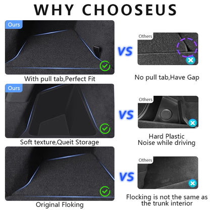 Organizátory úložných košů zadního kufru pro Tesla Model Y Juniper 2025+ (2pcs)