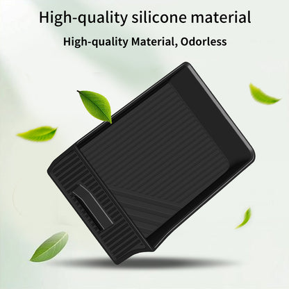 Silicone Center Console Organizer Compatible for Toyota RAV4 2026 Accessories Stable Installation Upper Cubby Drawer Silicone Under Screen Storage Box