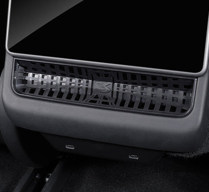 Protecteur de cadre ABS à carreaux pour écran de ventilation arrière, pour modèle 3 Highland 2024