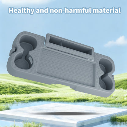 Center Console Table Tray for Sienna 2021 2022 2023 2024 2025,Second Row Seat Silicone Table Plate for Sienna Interior Accessories,Only for Sienna LTD/Platinum