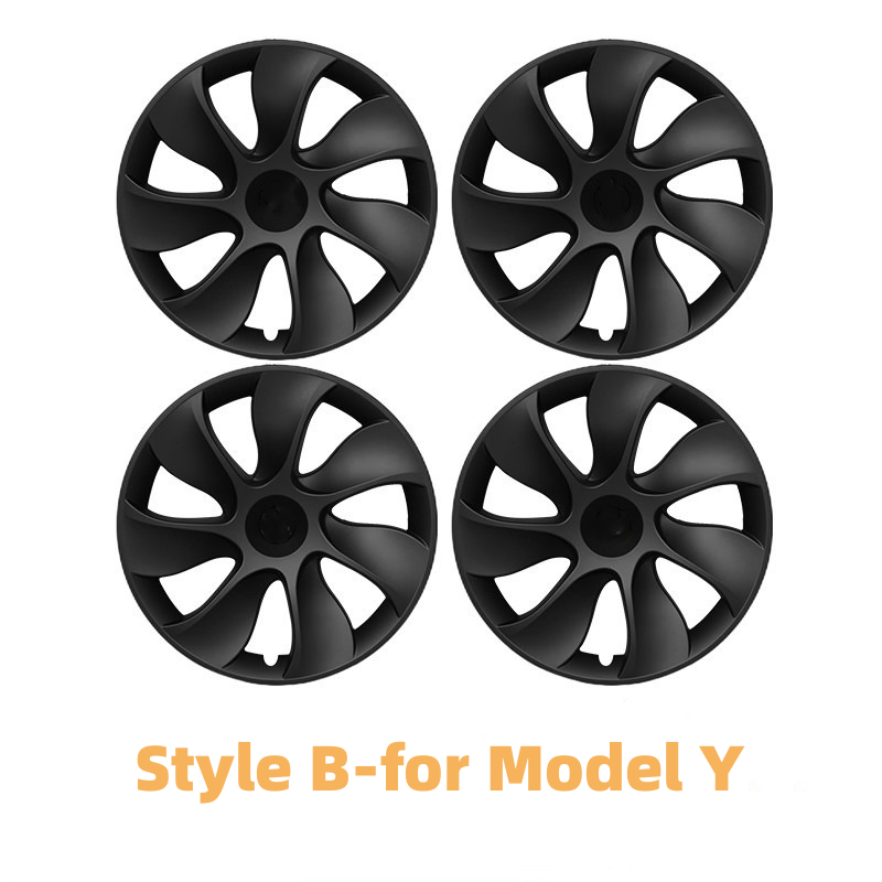 Replacement Set of 4 Hubcaps for Tesla Model Y 19-inch Wheels Covers 4PCS