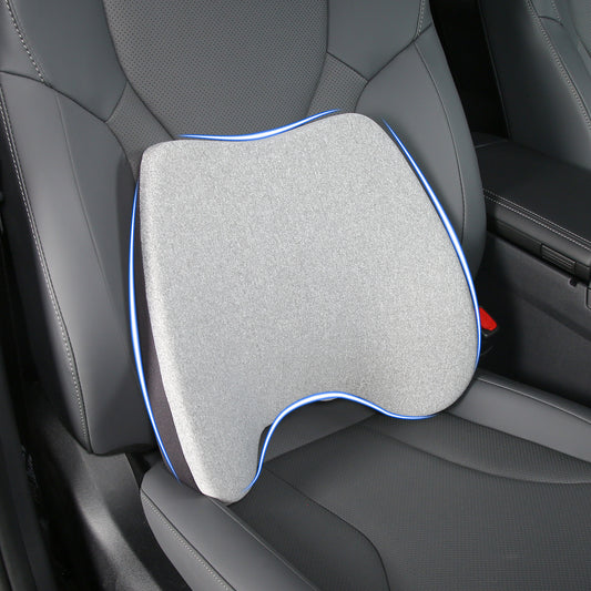 Car Seat Cushion, 2 in 1 Wedge Car Cushions or Lumbar Support for Driving, Extra Large Memory Foam Seat Cushion for Sciatica Pain Relief, Driver Seat Cushion for Car Truck