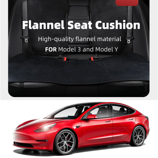 Cojín de franela premium para asiento de automóvil para el modelo 3/Y y el nuevo modelo 3 Highland