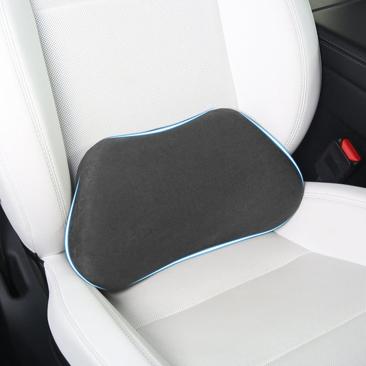 Lumbar Support Pillow for Car, Ergonomic Memory Foam Back Cushion for Driving, Seat Office Chair, Gaming Chair, Lower Back Support for Back Pain Relief