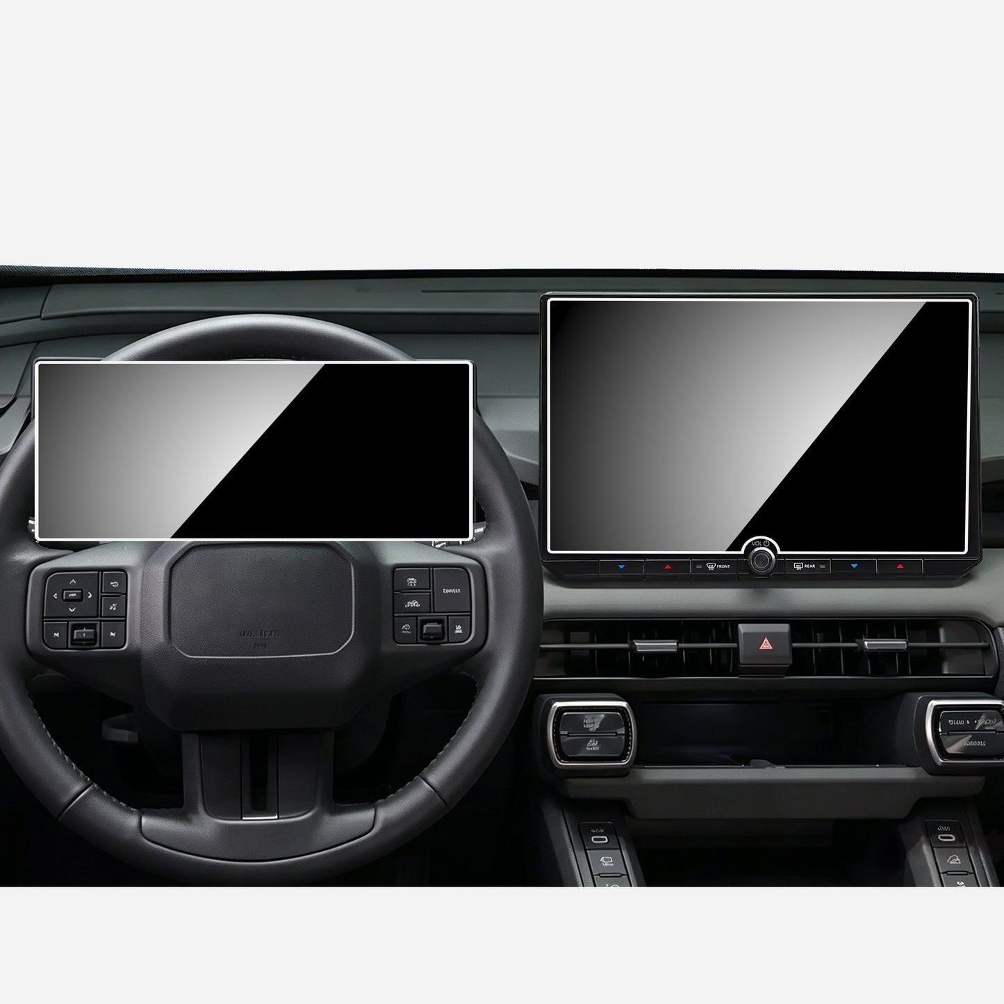 Ochranná fólie na displej pro Toyota RAV4 2026 s digitálními ukazateli o velikosti 12,9 palce (XSE/Limited), tvrzené sklo 9H pro RAV4 2026, odolné proti poškrábání&HD Průhledný
