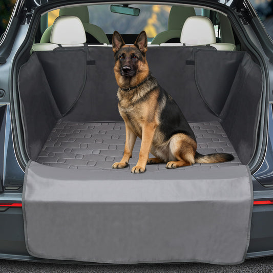 Dog Car Seat Cover for Trunk Cargo Liner for Dogs, Waterproof Pet Cargo Cover Dog Seat Mat for 2025 2026 Tesla Model Y Juniper 2026 Upgraded 600D Heavy Duty Waterproof Scratch-Resistant Dog Hammock