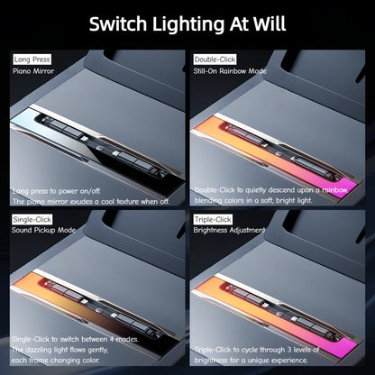 Fast Charging Center Console Hub RGB Ambient Light With Retractable Cables For Tesla Model Y Juniper & Model 3 Highland