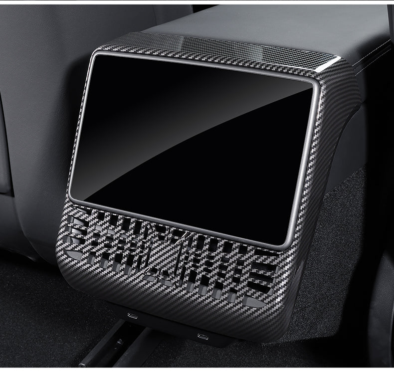 Mbrojtës i kornizës ABS i ekranit të ventilimit të pasmë për kuadrin e ekranit për 2024 Model 3 Highland