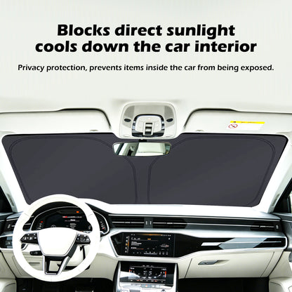 Parasol para parabrisas para Toyota Corolla 2020-2026 L, LE, XLE, SE, XSE, Nightshade/Apex Edition (no para Corolla Cross) bloquea los rayos UV, parasol para ventana delantera