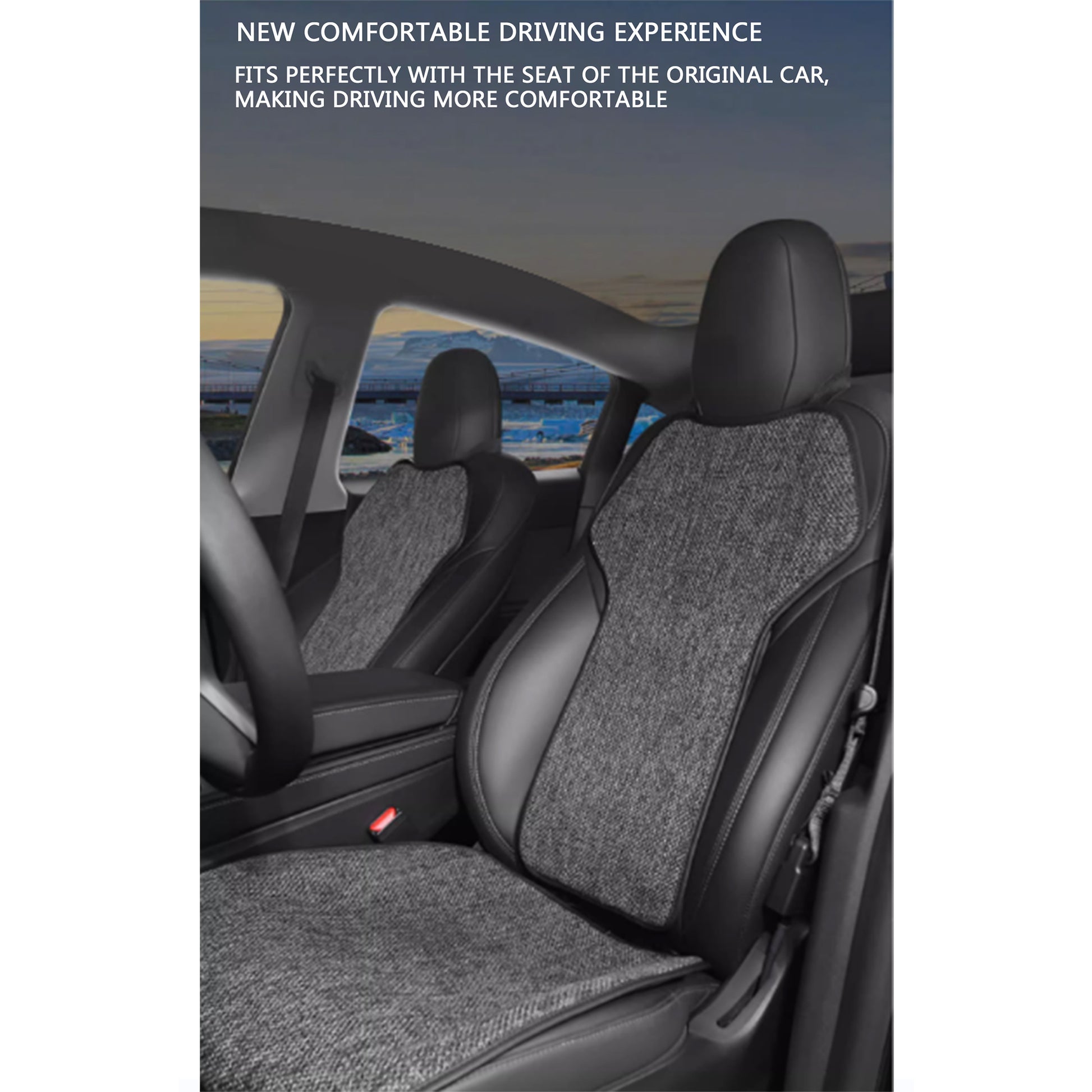 Cuscino sedile posteriore anteriore e schienale per Tesla Model 3