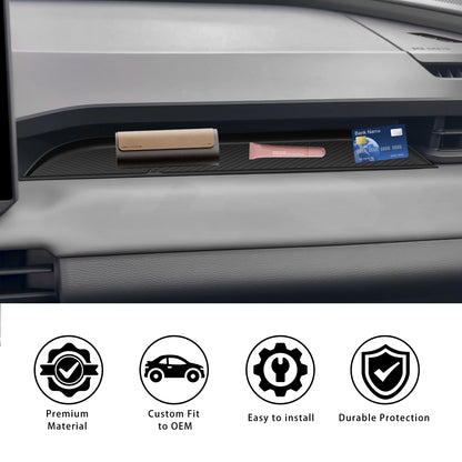 Silicone Passenger Storage Organizer Mat for Toyota RAV4 2026 Silicone Glove Box Organizer Tray Interior Compatible for RAV4 2026 Insert Accessories