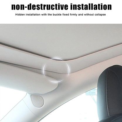 Integrated Electric Retractable Sunshade for Model Y