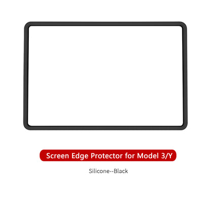 Compatible with all Model 3 and 2020-2023 Model Y arcoche accessories Black Screen Edge Protector Cover Made of silicone rubber material much style and adds even more charm to your Tesla