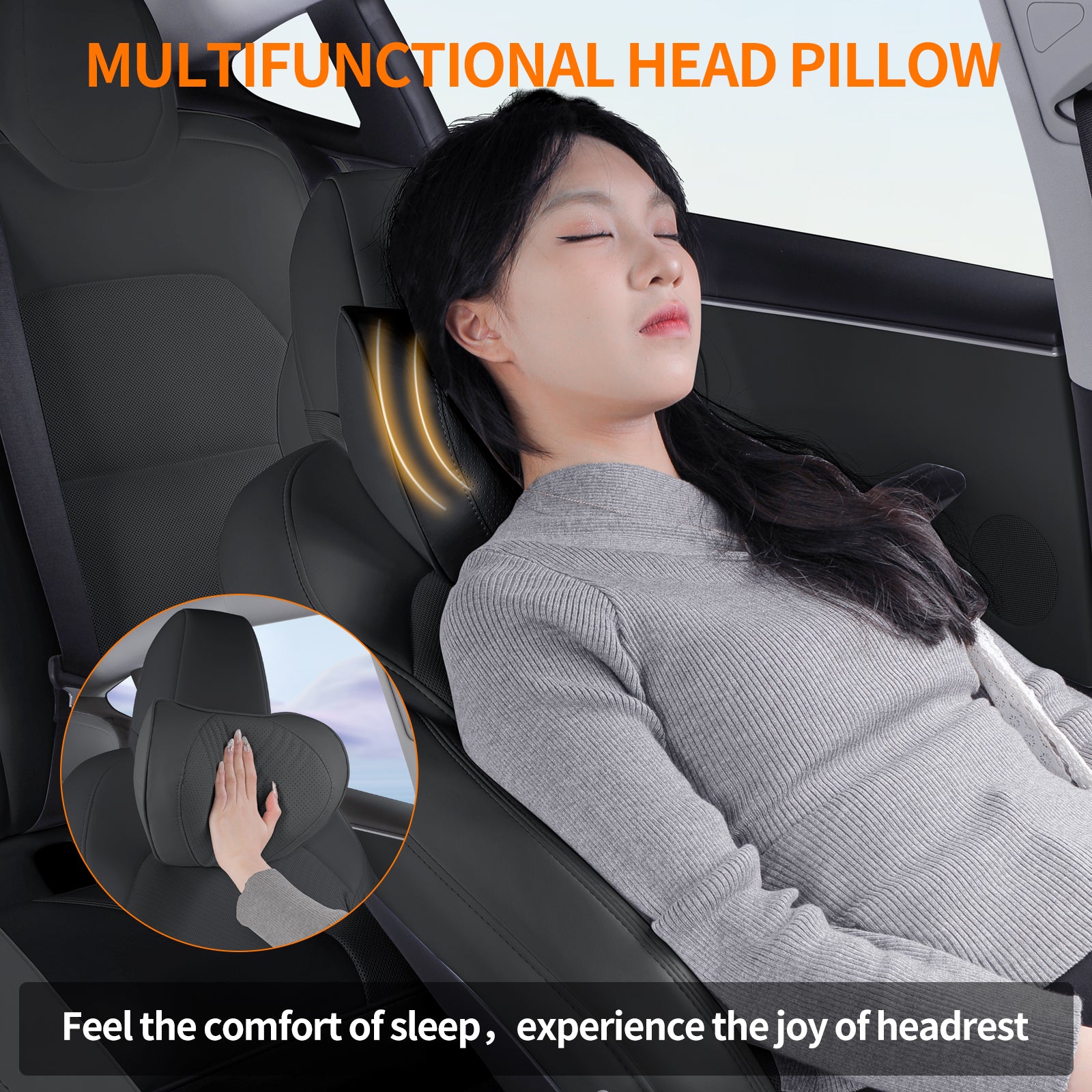 Cuscino Memory Foam Per Auto - Supporto Collo E Vertebrale Per Guida - Foto 8