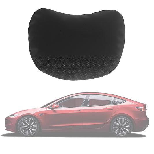 Support de cou coussiné d’appui-tête en cuir Nappa véritable pour Tesla Model 3/Highland/Y