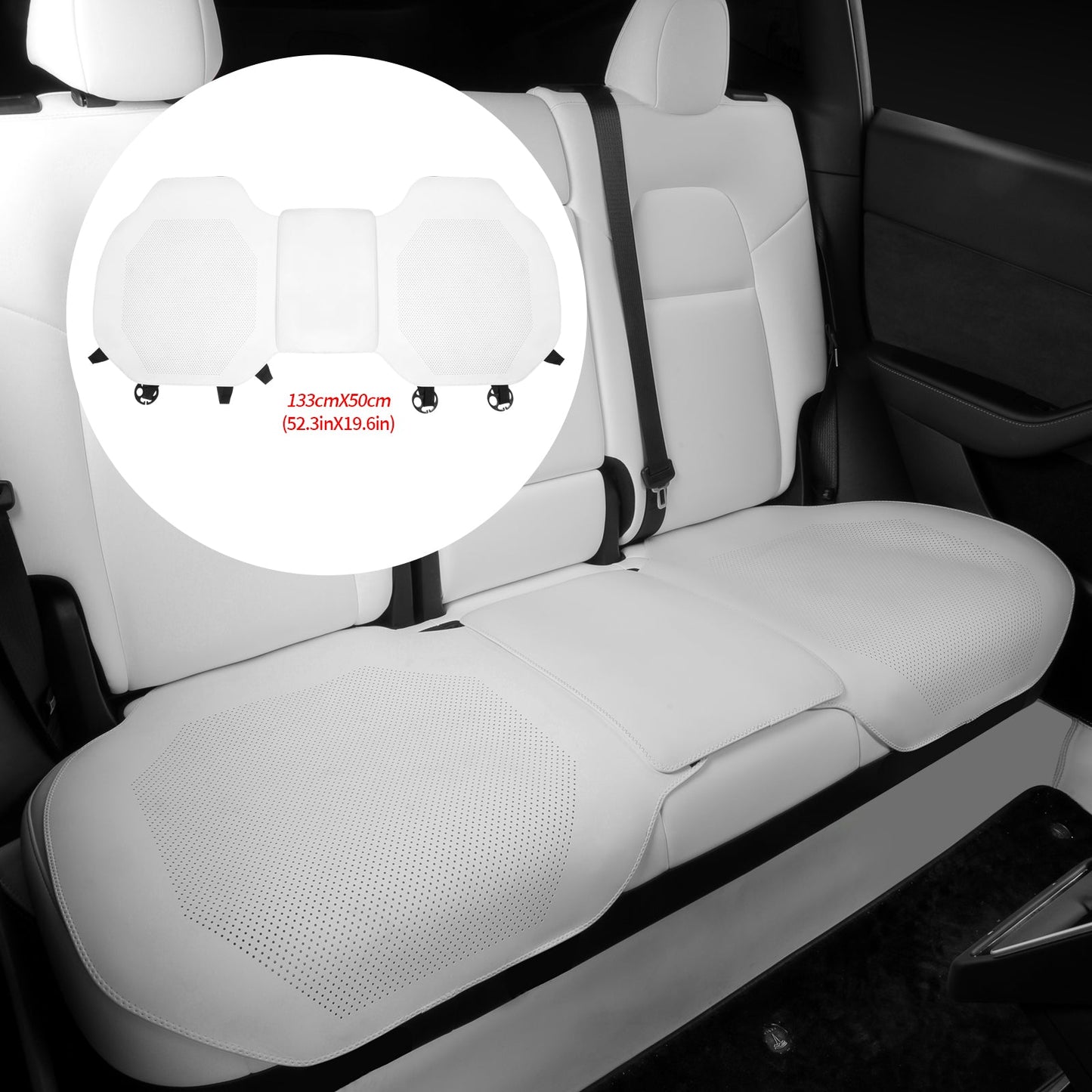 Breathable Ultra-Thin Leather Seat Cushion for All Cars