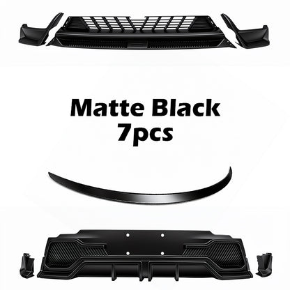 Spoiler Wing Performance Performance Pro Style Lip Tail Tail pour nouveau modèle Y Juniper 2025 (Fibre de carbone brillant noir et mat brillant)