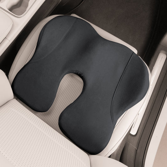 Car Seat Cushion,Office Chair Cushion Memory Foam Non-Slip Cushion Relief Chair Pad Ergonomic Cushion for Tailbone Pain Relief, Sciatica Support, Improved Posture While Sitting