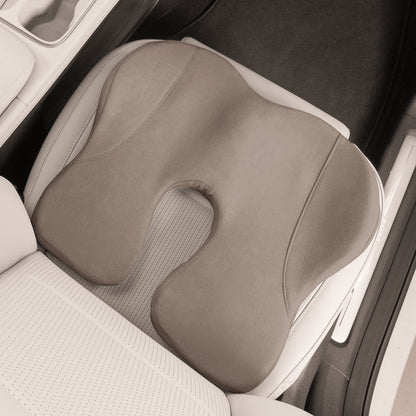 Car Seat Cushion,Office Chair Cushion Memory Foam Non-Slip Cushion Relief Chair Pad Ergonomic Cushion for Tailbone Pain Relief, Sciatica Support, Improved Posture While Sitting