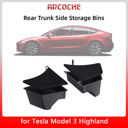 Koshi i ruajtjes anësore të bagazhit të pasmë për Tesla Model 3 Highland 2024
