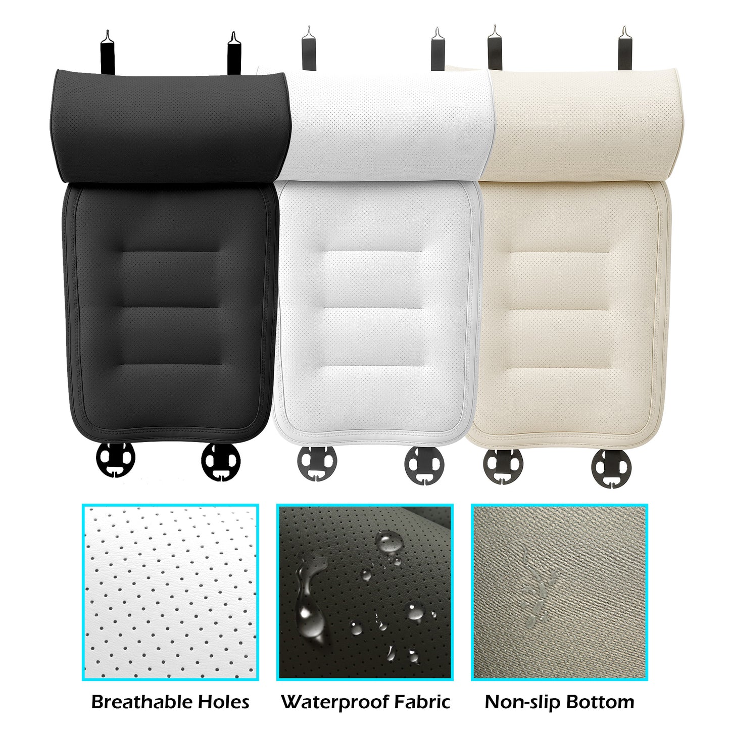 Extensor de piernas para asiento de coche, alivia la fatiga, cojín para asiento de coche con soporte para piernas para conducción larga, reposapiernas de espuma viscoelástica para sillas de oficina, cojín de apoyo para piernas para conductor, color negro