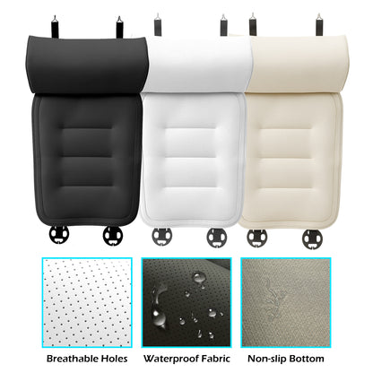 Extensor de piernas para asiento de coche, alivia la fatiga, cojín para asiento de coche con soporte para piernas para conducción larga, reposapiernas de espuma viscoelástica para sillas de oficina, cojín de apoyo para piernas para conductor, color negro