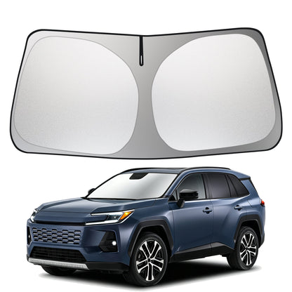 Parasol para parabrisas para Toyota RAV4 2025 2026 LE, XLE, Premium, XSE, Limited, SE, TRD Visera todoterreno para ventana delantera, protector solar, bloqueador UV &