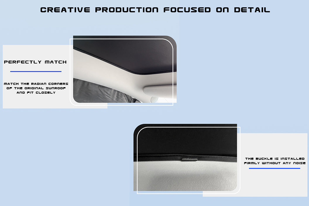 Guarda-sóis com UV/Heat Insulation Film Cover set Ice Crystal Foldable Shades para o Modelo 3