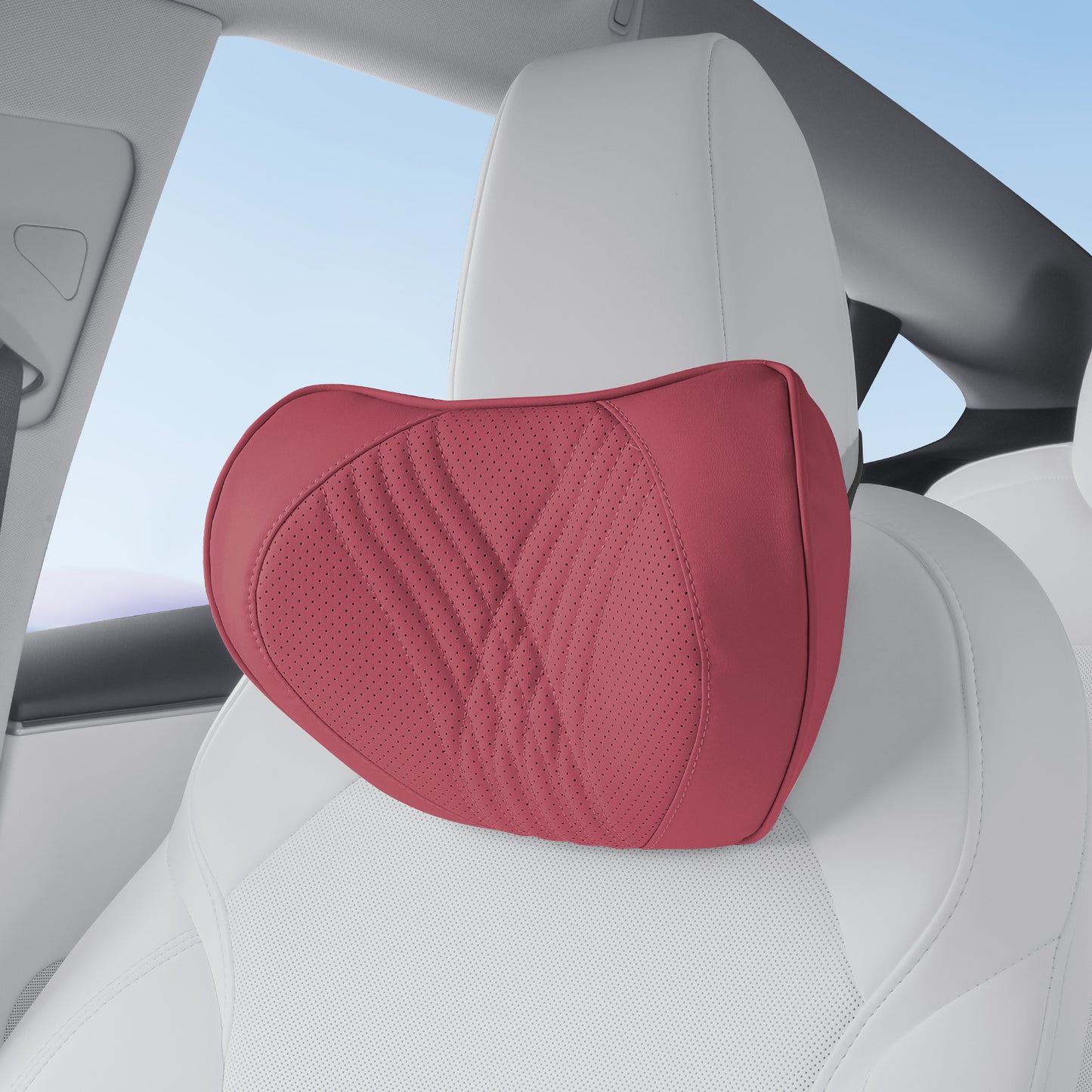 Universal Memory Foam Neck Pillow for Car, Office, and Home Comfort