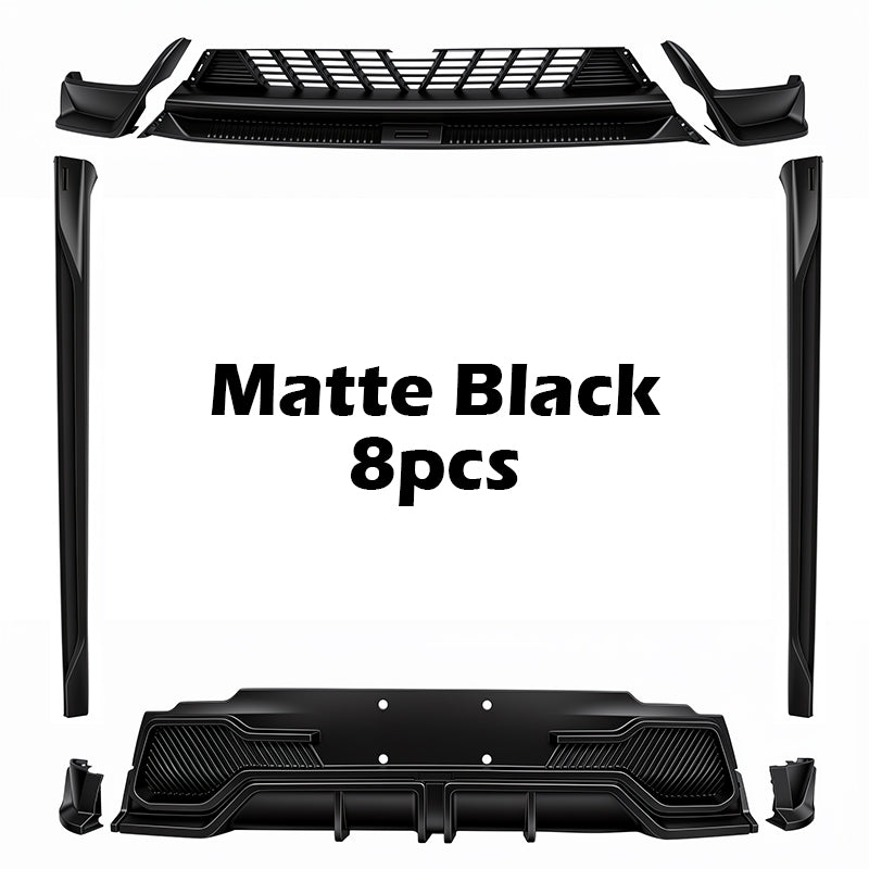 Spoiler Wing Performance Performance Pro Style Lip Tail Tail pour nouveau modèle Y Juniper 2025 (Fibre de carbone brillant noir et mat brillant)