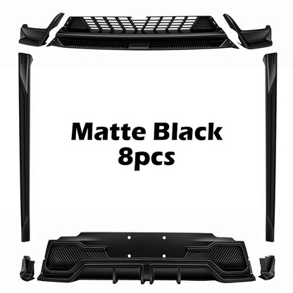 Spoiler Wing Performance Performance Pro Style Lip Tail Tail pour nouveau modèle Y Juniper 2025 (Fibre de carbone brillant noir et mat brillant)