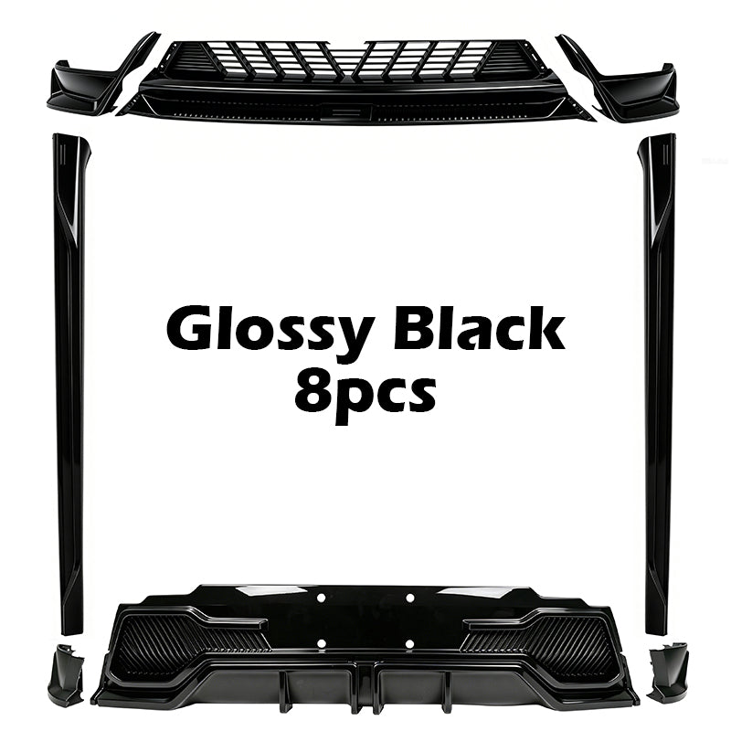 Spoiler Wing Performance Performance Pro Style Lip Tail Tail pour nouveau modèle Y Juniper 2025 (Fibre de carbone brillant noir et mat brillant)