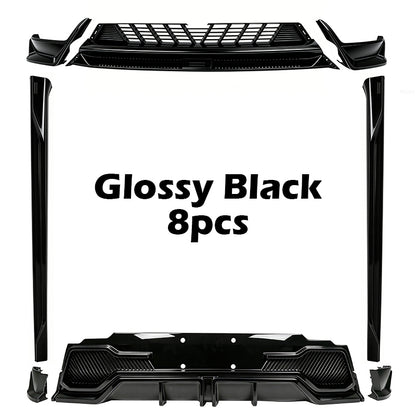 Spoiler Wing Performance Performance Pro Style Lip Tail Tail pour nouveau modèle Y Juniper 2025 (Fibre de carbone brillant noir et mat brillant)