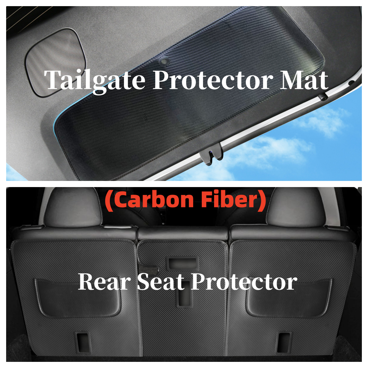 Rücksitzschutz für Modell Y/3 Hinterrad-Kofferraum Matte Untere Matte –  Arcoche