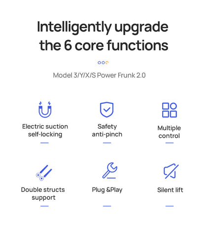 Power Frunk 2.0 Actualización para el Modelo 3/Highland/Y/Juniper 2025