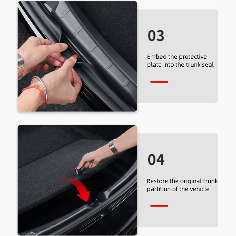 Protezioni per paraurti posteriori Protezione per davanzali delle porte del bagagliaio posteriore in TPE per il modello 3 Highland del 2024. Le migliori offerte per