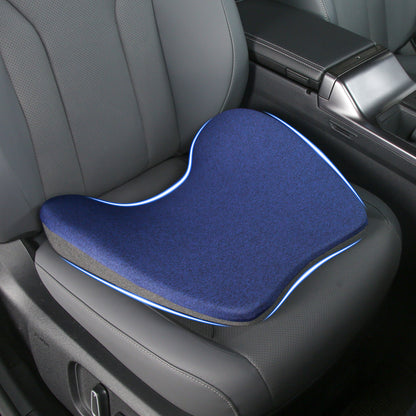 Cojín de asiento de coche, cojines de cuña 2 en 1 o soporte lumbar para conducir, cojín de asiento de espuma viscoelástica extra grande para aliviar el dolor de ciática, cojín de asiento del conductor para coche camión