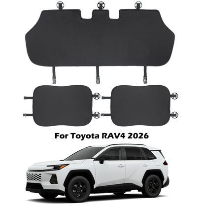 Ledový hedvábný polštář na zadní sedadlo pro Toyota RAV4 2026 Potah zadního sedadla automobilu Měkký a protiskluzový chránič spodní části sedadla automobilu pro RAV4 2026 Launch Series Příslušenství 3PC