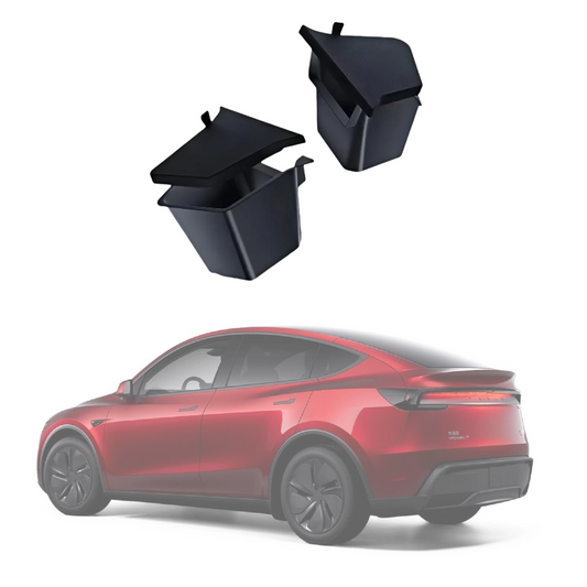 Organisateurs de bacs de rangement côté coffre arrière pour Tesla Model Y Juniper 2025+ (2pcs)