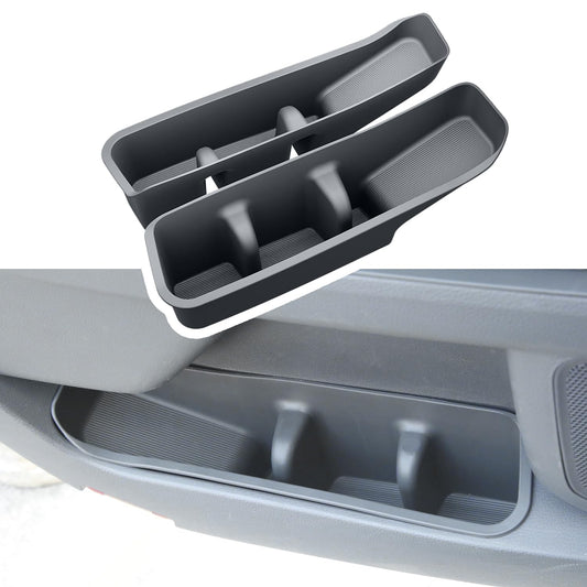 Car Door Lower Organizer Tray for Sienna 2021 2022 2023 2024 2025(2PCS),Front Door Side Storage Box Organizer Tray Pocket Armrest Container Interior Accessories for Sienna (2PCS)