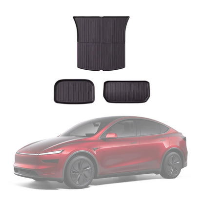 Tapis de coffre arrière 3pcs pour Tesla Rafashed Model Y Juniper 2025+