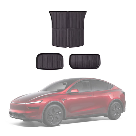 Rear Trunk Mats 3pcs for Tesla Refreshed Model Y Juniper 2025+