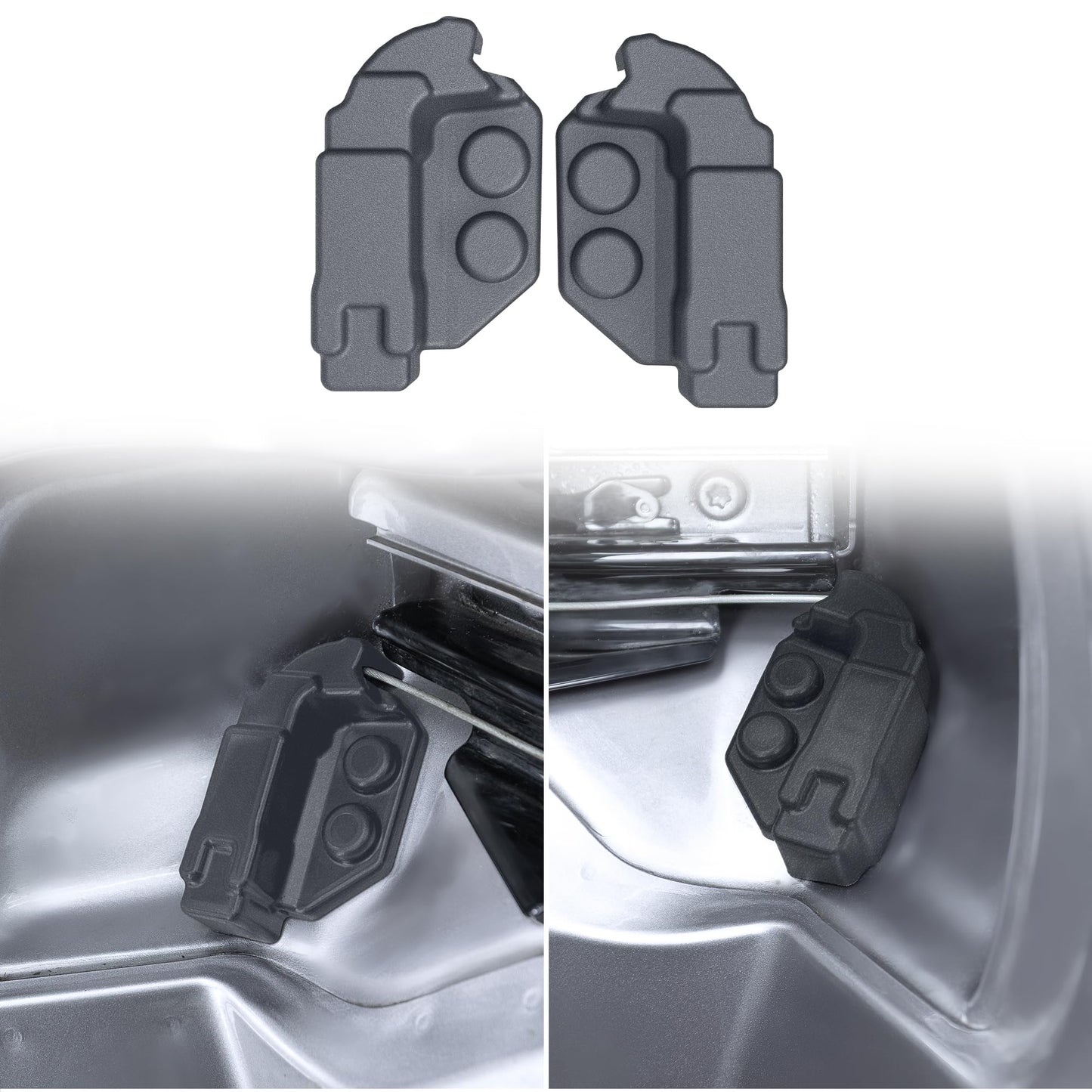 Upgraded Car Door Latch Guard Cover for Sienna 2021 2022 2023 2024 2025 ABS Plastic Car Door Lock Cover for Car Door Protector and Noise Reduction for Sienna SE XLE XSE LTD Platinum (2PCS,Black)