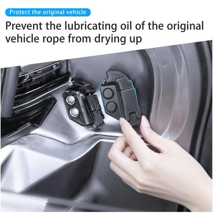 Upgraded Car Door Latch Guard Cover for Sienna 2021 2022 2023 2024 2025 ABS Plastic Car Door Lock Cover for Car Door Protector and Noise Reduction for Sienna SE XLE XSE LTD Platinum (2PCS,Black)